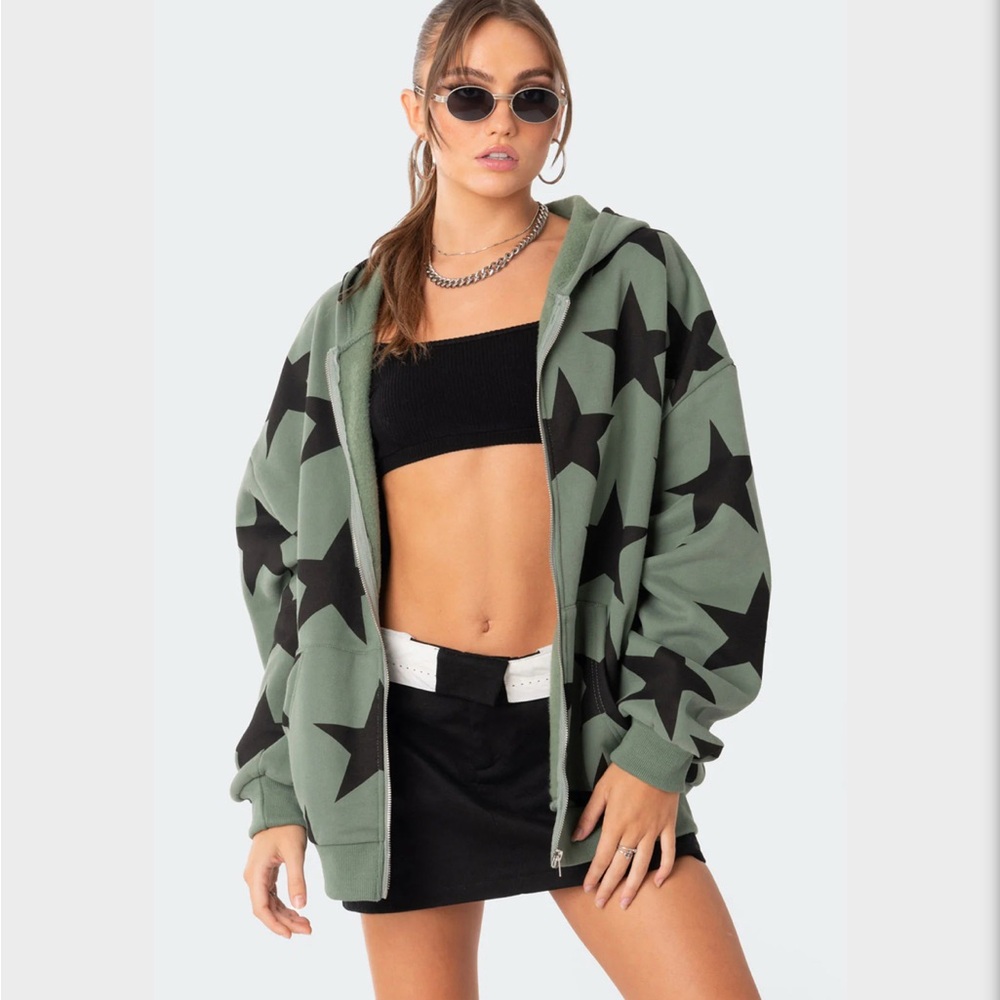 Star At Me Oversized Hoodie